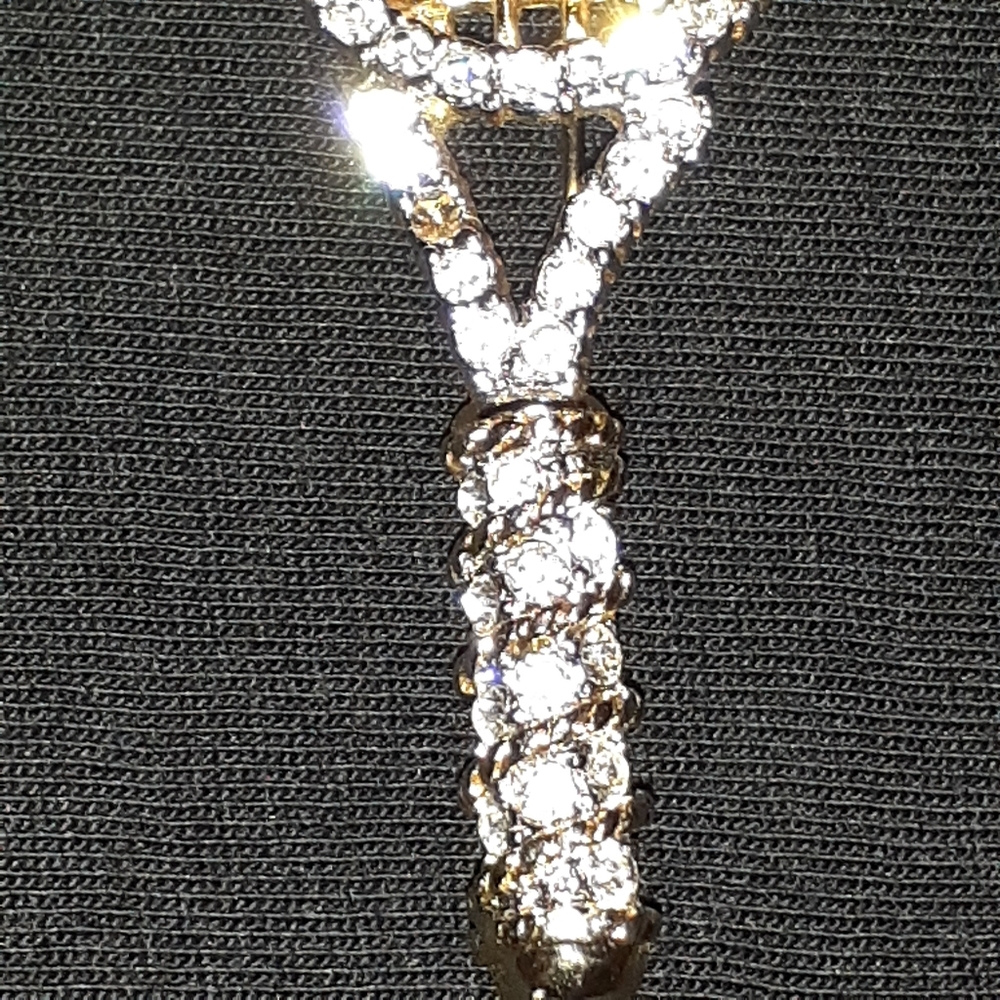 TENNIS RACK SHAPE PIN/BROOCH - Picture 4 of 10